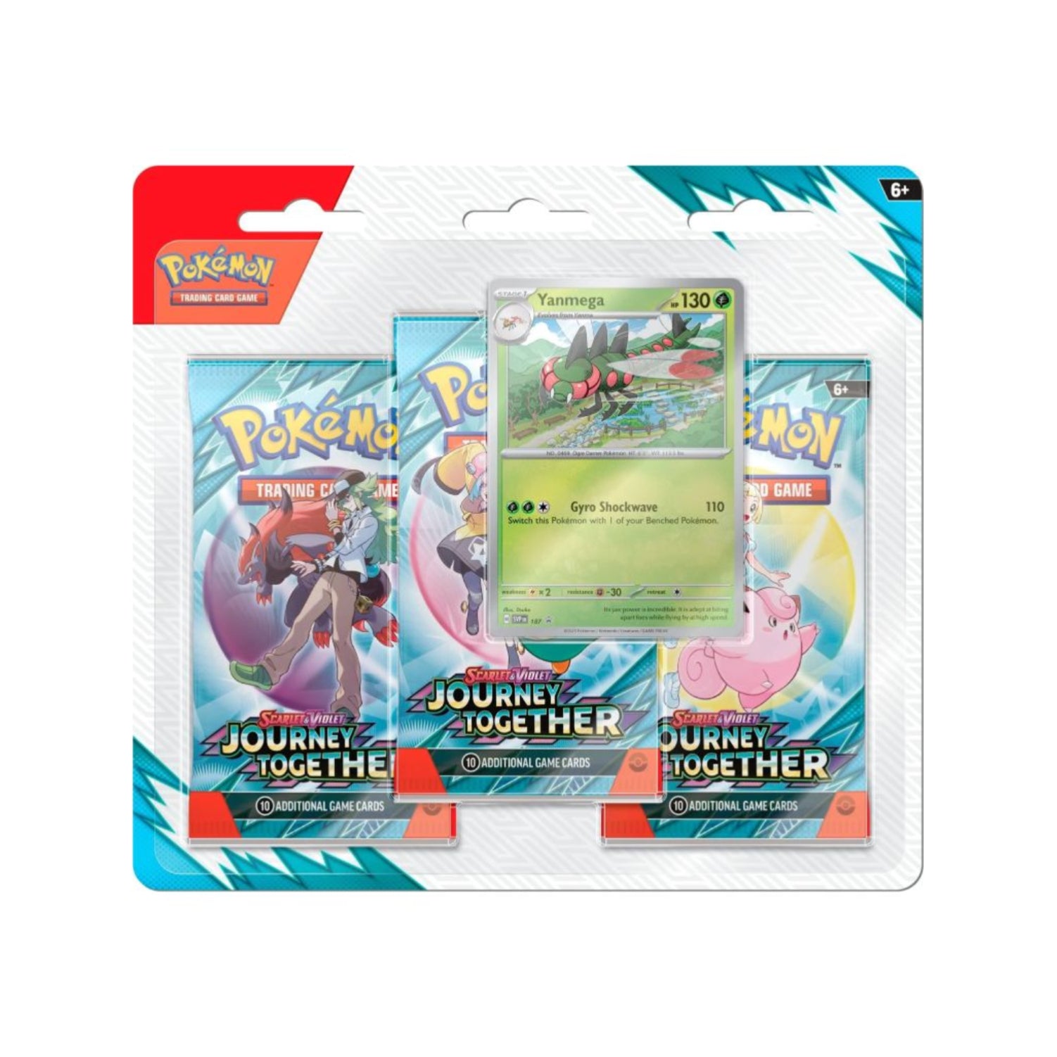 Pokémon SV9: Journey Together Blister 3-Pack-Hobbykort
