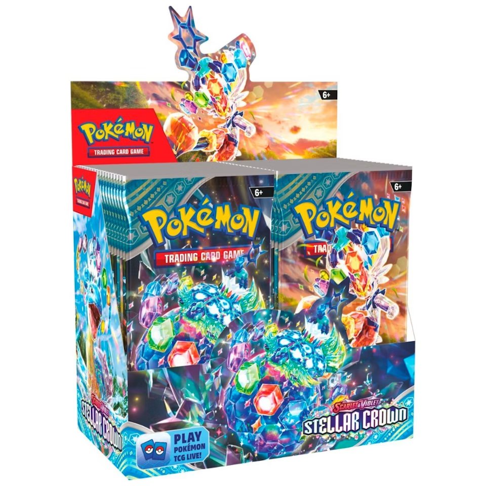 Pokémon Scarlet & Violet 7: Stellar Crown Booster Pack-Hobbykort