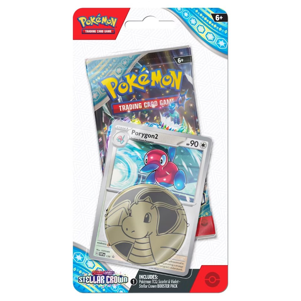 Pokémon Scarlet & Violet 7: Stellar Crown Checklane Blister-Hobbykort