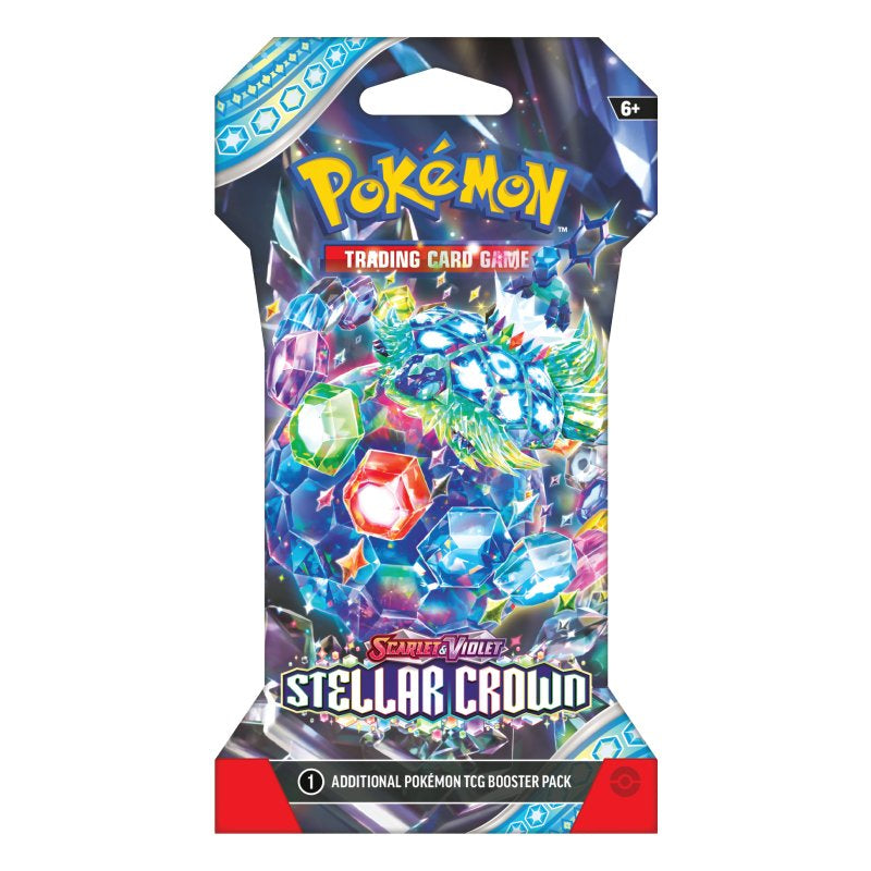 Pokémon Scarlet & Violet 7: Stellar Crown Sleeved Booster Pack-Hobbykort