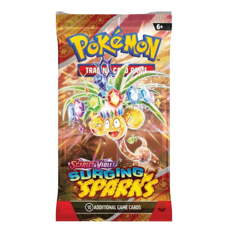 Pokémon Scarlet & Violet 8: Surging Sparks Flames Booster Pack