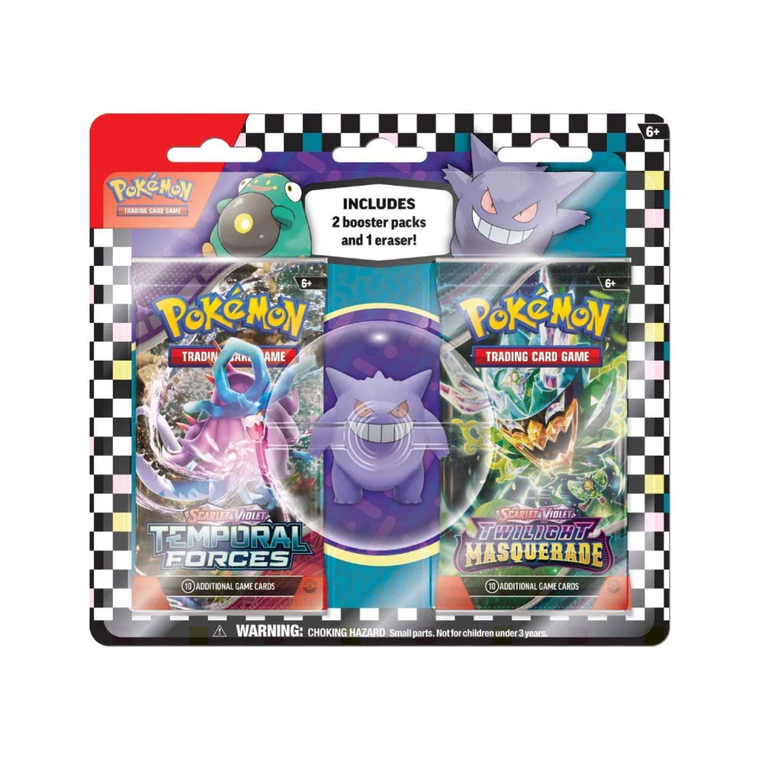 Pokémon TCG: Back to School Eraser Blister-Hobbykort
