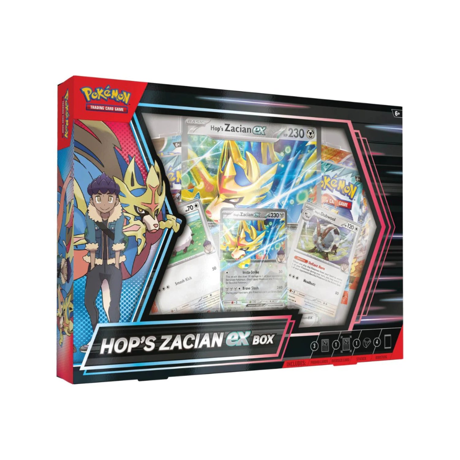Pokémon TCG: Hop's Zacian EX Box-Hobbykort