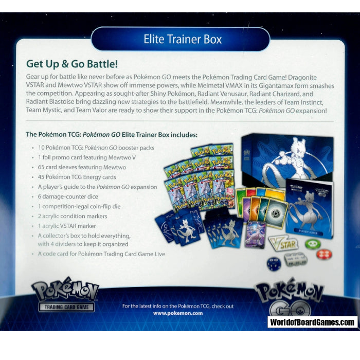 Pokémon TCG: Pokémon GO Elite Trainer Box-Hobbykort