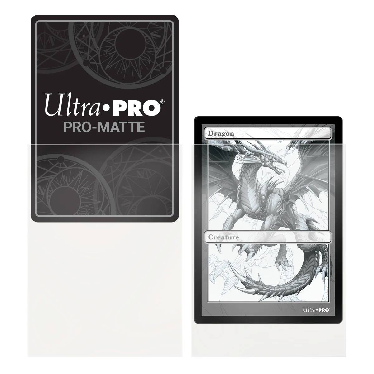 Ultra Pro Matte Sleeves Clear 100st (Standard) - Hobbykort