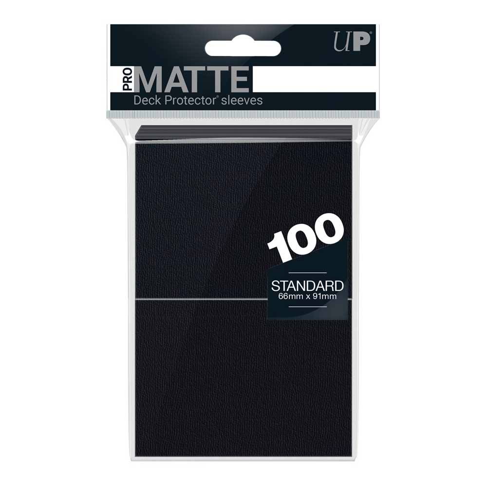 Ultra Pro Matte Sleeves Svart 100st (Standard) - Hobbykort