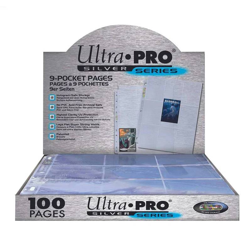 Ultra Pro Silver Series 9-Pocket (25st)-Hobbykort