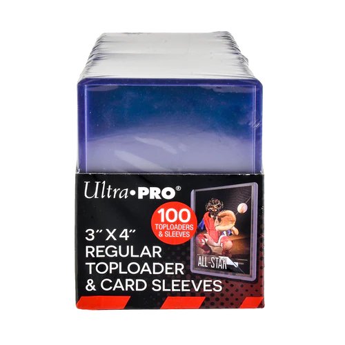 Ultra Pro - 3" x 4" Toploaders & Card Sleeves (100-pack) - Hobbykort