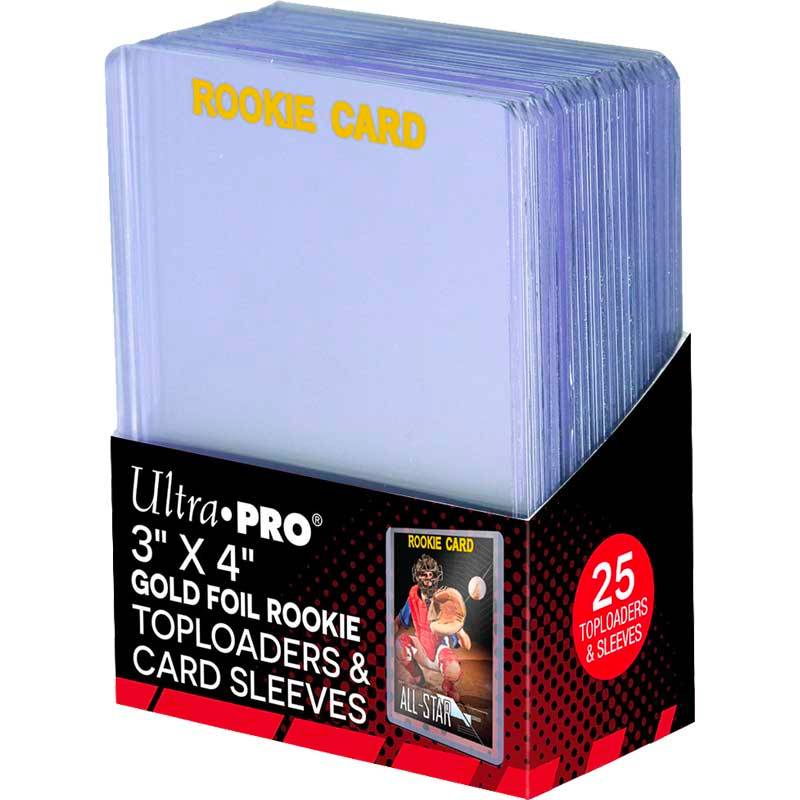 Ultra Pro: Toploader "Rookie" inkl. Card Sleeves (25st) - Hobbykort