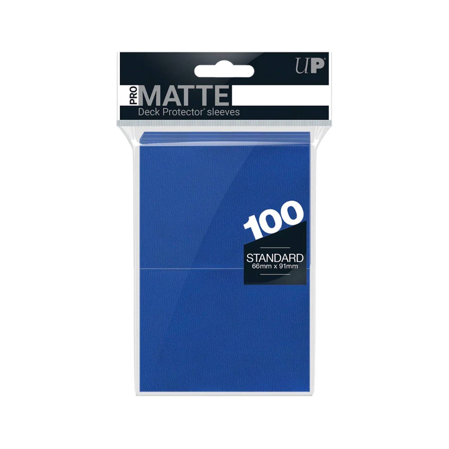 Ultra Pro Matte Card Sleeves Blå 100st (Standard)-Hobbykort