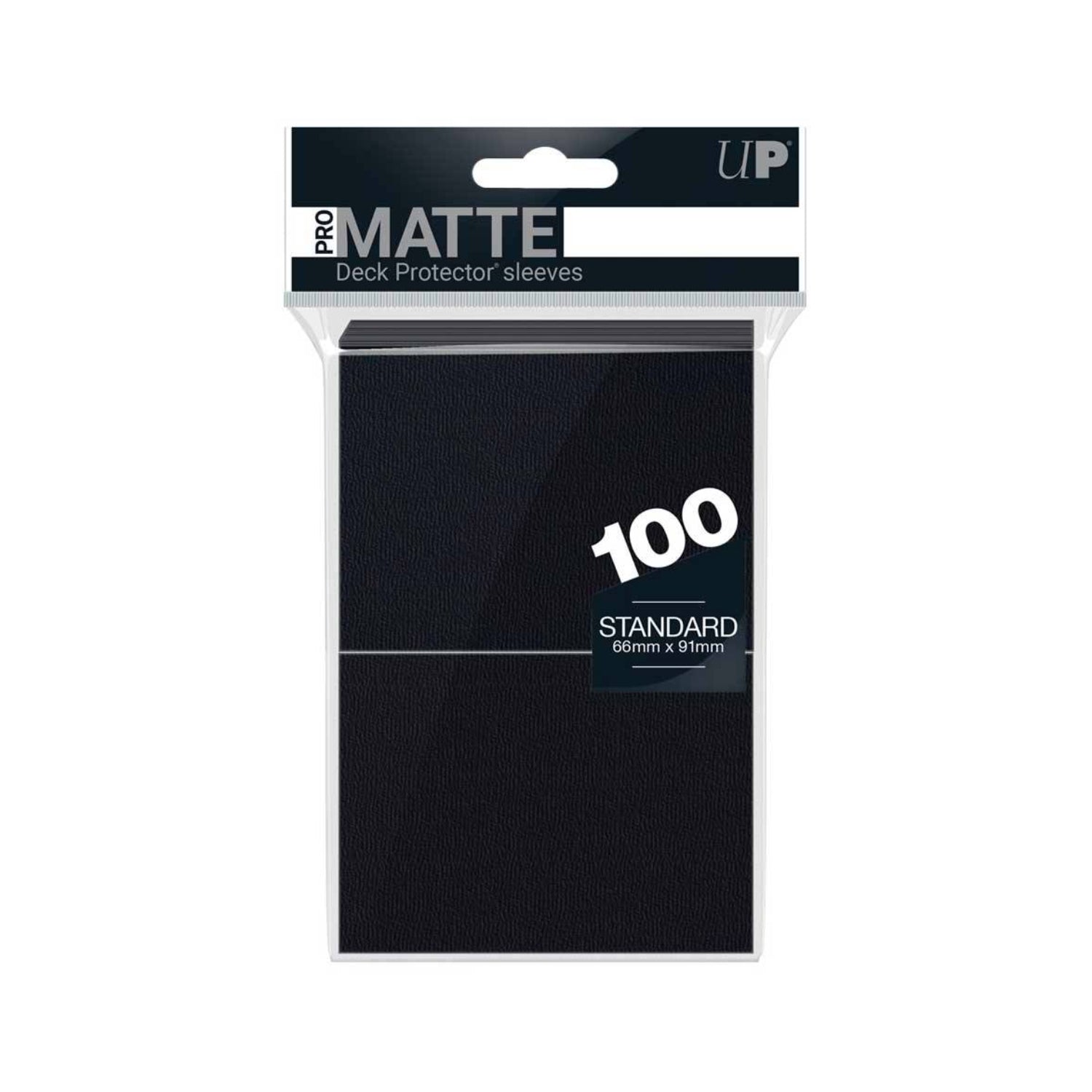 Ultra Pro Matte Card Sleeves Svart 100st (Standard)-Hobbykort