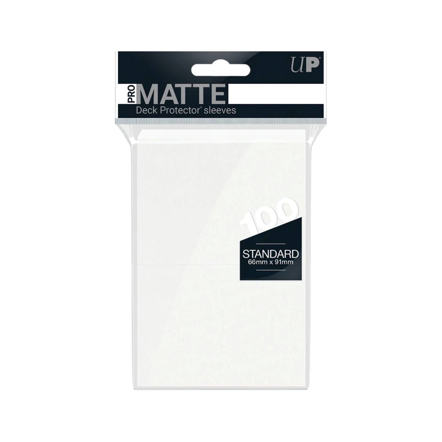 Ultra Pro Matte Card Sleeves Vit 100st (Standard)-Hobbykort