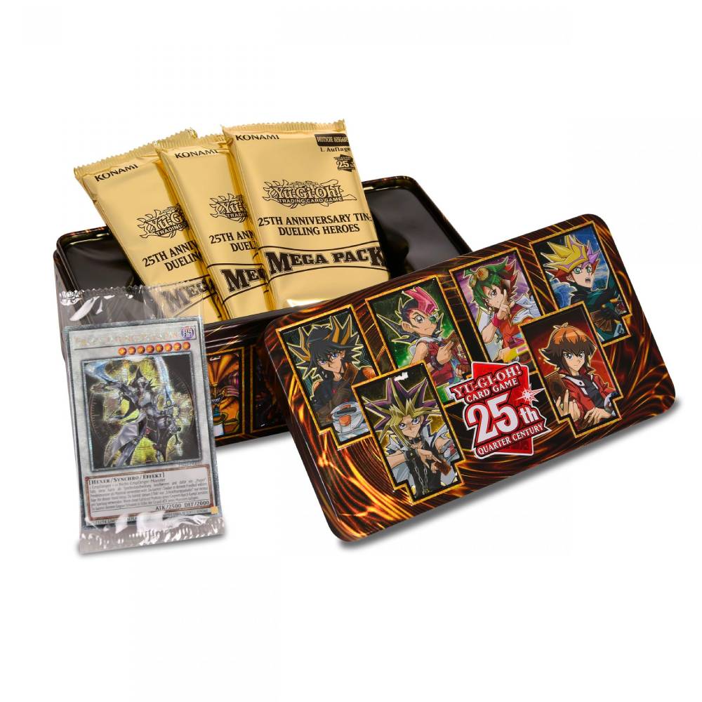 Yu-Gi-Oh! 25th Anniversary Tin - Dueling Heroes - Hobbykort