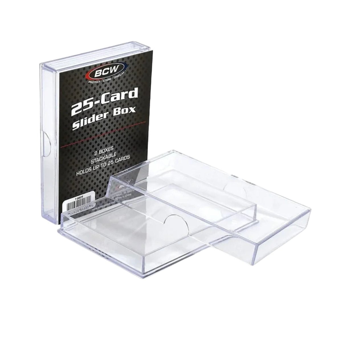 BCW 2 - Piece Slider Box (25 kort) - Hobbykort