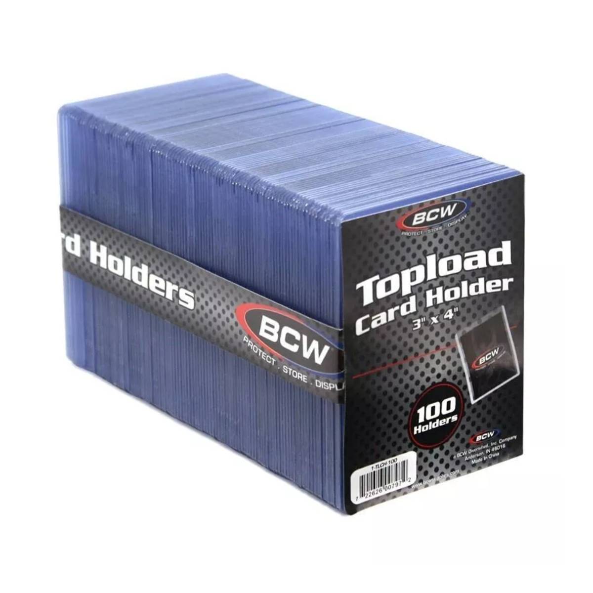 BCW 3x4 Toploader - Standard (100 - Pack) - Hobbykort