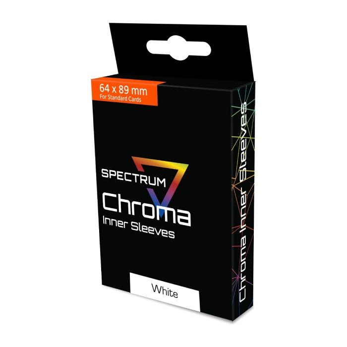 BCW Chroma Perfect Fit Card Sleeves - Vit Inner Sleeves 100st (Standard) - Hobbykort