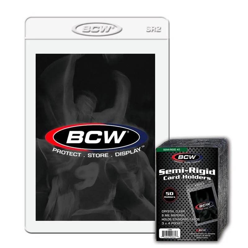 BCW Semi - Rigid Card Holder #2 (50st) - Hobbykort