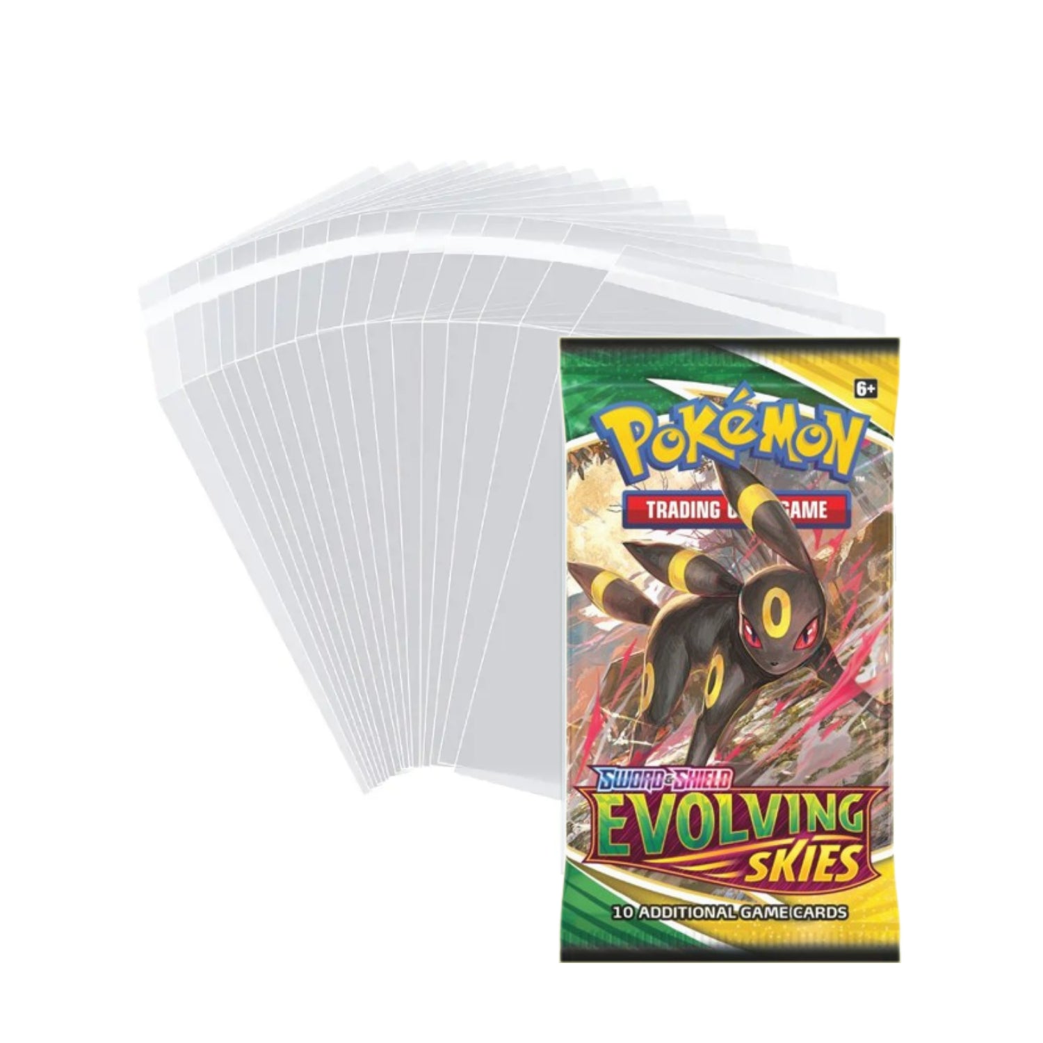 Booster Pack Card Sleeves Resealable (100st)-Hobbykort