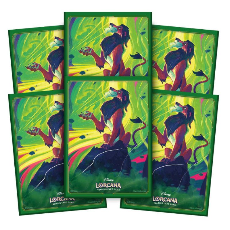 Disney Lorcana - Azurite Sea Card Sleeves: Scar (Standard) - Hobbykort