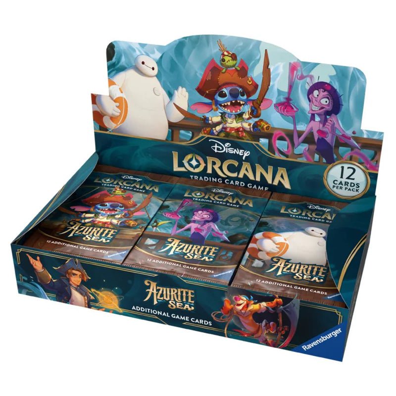 Disney Lorcana TCG: Azurite Sea Booster Box/Display (24 packs) - Hobbykort