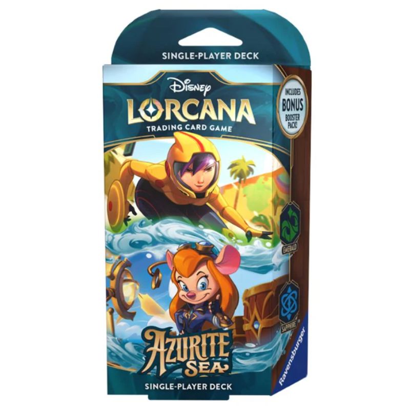 Disney Lorcana TCG: Azurite Sea Deck (Emerald & Sapphir) - Hobbykort