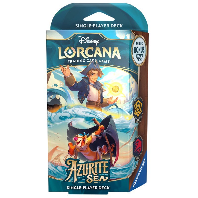 Disney Lorcana TCG: Azurite Sea Deck (Ruby & Amber) - Hobbykort