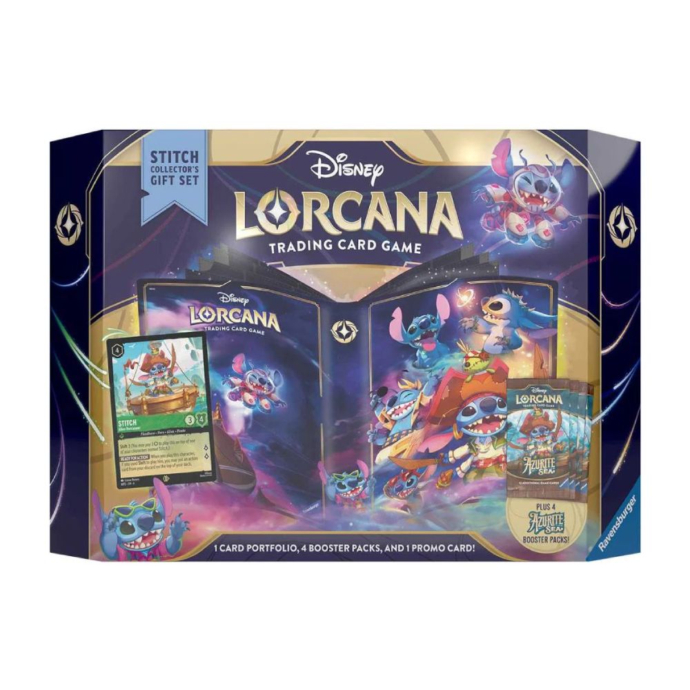 Disney Lorcana TCG: Azurite Sea - Stitch Collector's Gift Set - Hobbykort