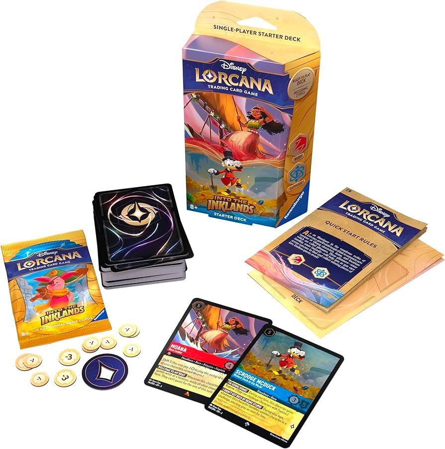 Disney Lorcana TCG: Into the Inklands Starter Deck (Moana & Scrooge McDuck) - Hobbykort