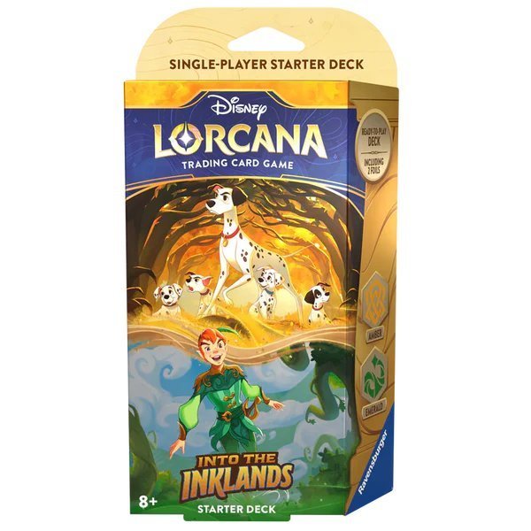 Disney Lorcana TCG: Into the Inklands Starter Deck (Pongo & Peter Pan) - Hobbykort