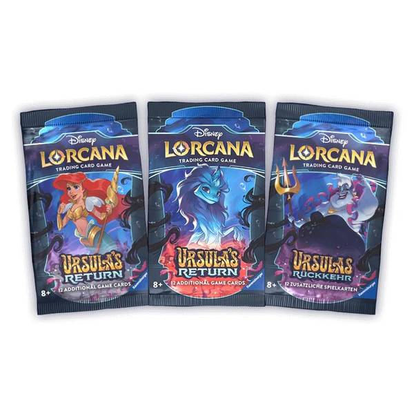 Disney Lorcana TCG: Ursula's Return Booster Box/Display (24 packs) - Hobbykort