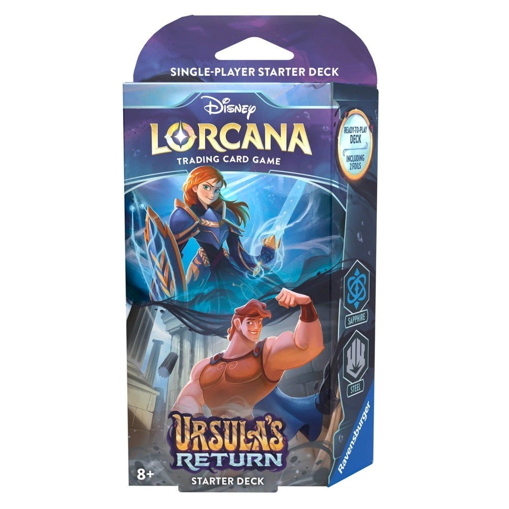 Disney Lorcana TCG: Ursula's Return Starter Deck - Sapphire & Steel - Hobbykort