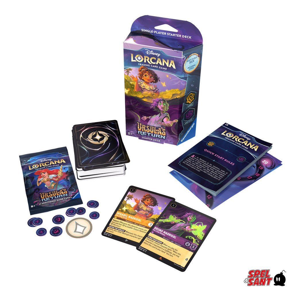 Disney Lorcana Ursula's Return Starter Deck Amber & Amethyst - Hobbykort