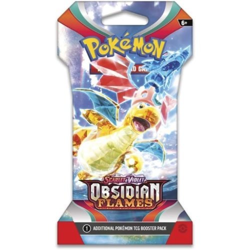 Pokémon Scarlet & Violet 3: Obsidian Flames Sleeved Booster - Hobbykort