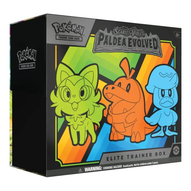 Pokémon Scarlet & Violet 2: Paldea Evolved Elite Trainer Box-Hobbykort