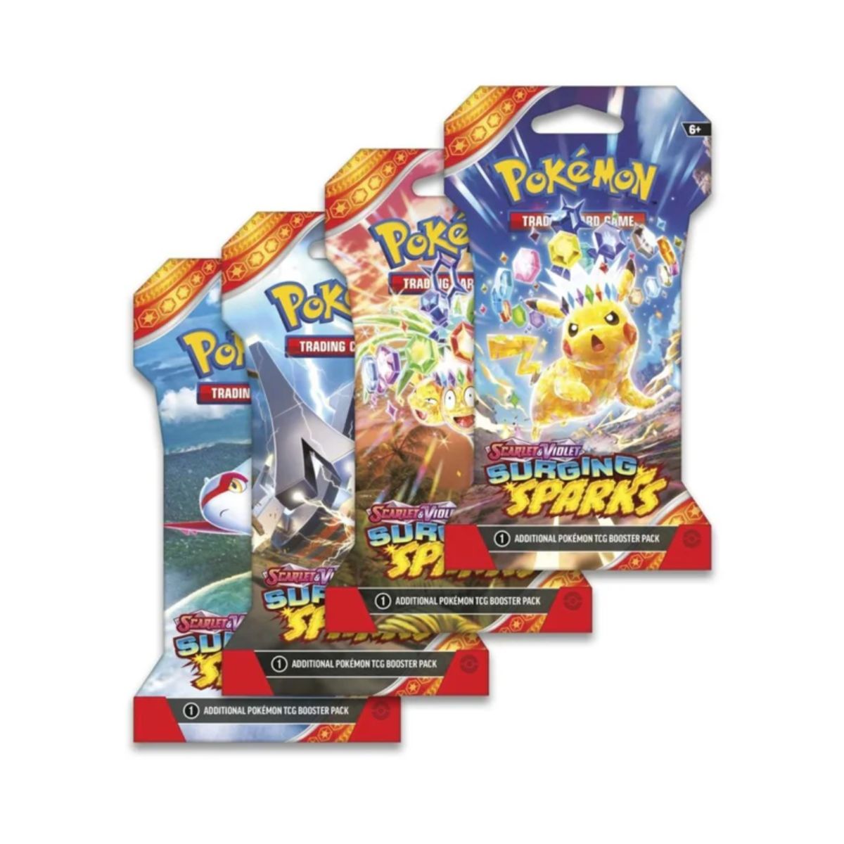 Pokémon Scarlet & Violet 8: Surging Sparks Sleeved Booster Pack-Hobbykort