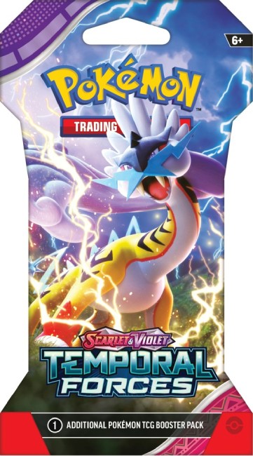 Pokémon SV5: Temporal Forces, 1 Sleeved Booster-Hobbykort